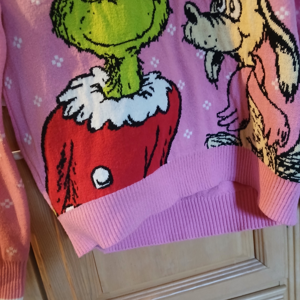 Pink Grinch Sweater - Picture 6 of 8
